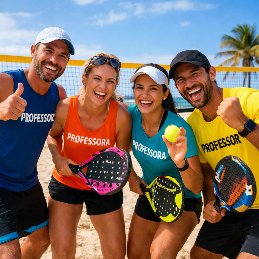 Professores de beach tennis