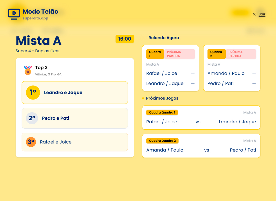 Torneio Duplas Mista